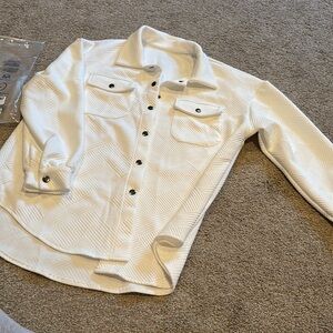 Women's White Quilted NWOT Jacket